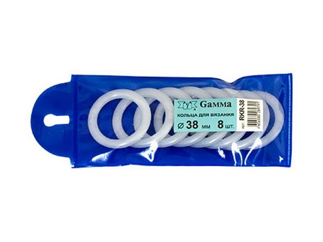 Кольца для обвязывания Gamma, 38мм, 9 шт (RKR-38) Кольца для обвязывания Gamma, 38мм, 9 шт (RKR-38)