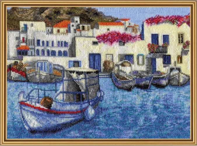 Вышивка крестиком Новая Слобода Утро в гавани РЕ4344 Вышивка крестиком Новая Слобода Утро в гавани РЕ4344