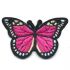 Термоаппликация "Gamma", 18/5 2500 бабочка черн. малиновая 7.4 x 4.5 см