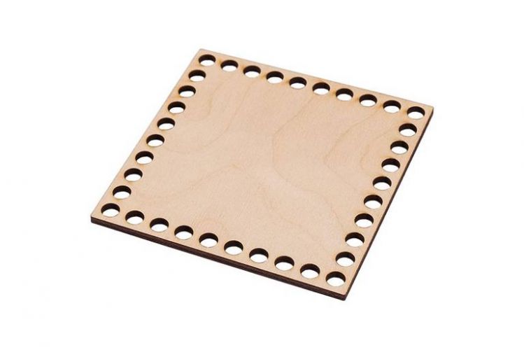 Донышко - квадрат 12*12 см, дерево (ВД-555)