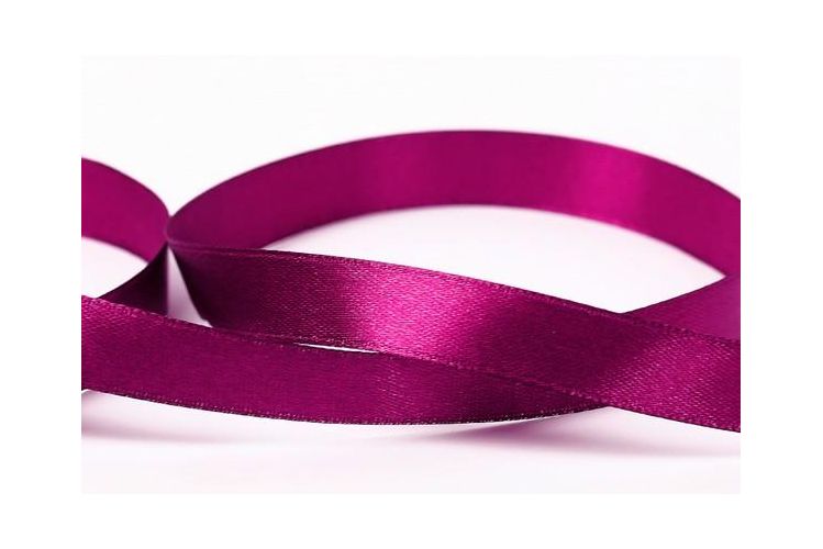 Лента атласная 12 мм ( 1/2 ") "Gamma" №030 т.бордовый