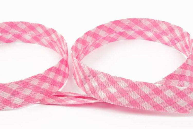 Косая бейка "Gamma" GSB-151 14 - 15 мм — 096 розовый