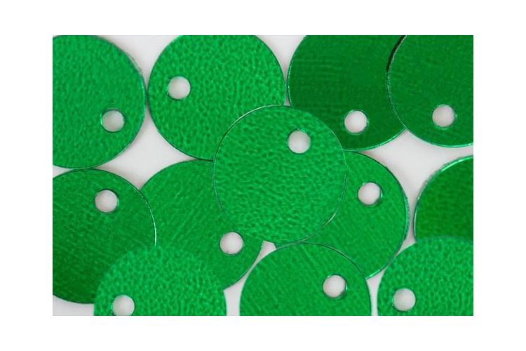 Пайетки "Zlatka" россыпью ZF-11 8 мм 5 х 10 г №04 зеленый