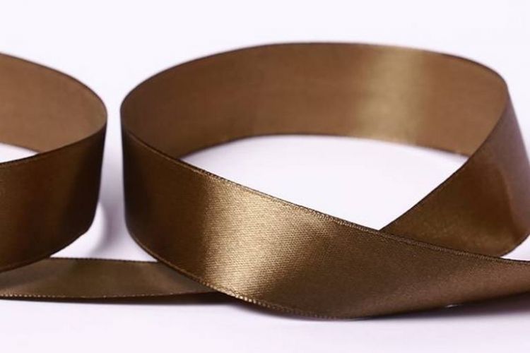 Лента атласная 25мм(1") "Гамма" 098 т-коричневый