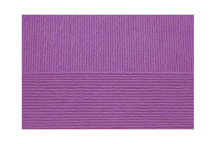 Пряжа Пехорка Детский хлопок, 100гр/330м, 087 лиловый темный