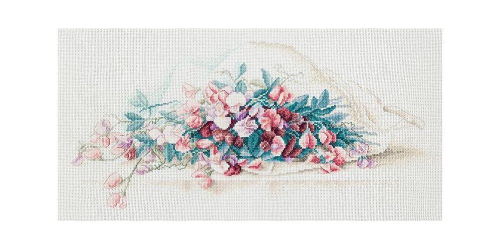 Набор для вышивания "PANNA" "Золотая серия" C-1868 ( Ц-1868 ) "Душистый горошек"